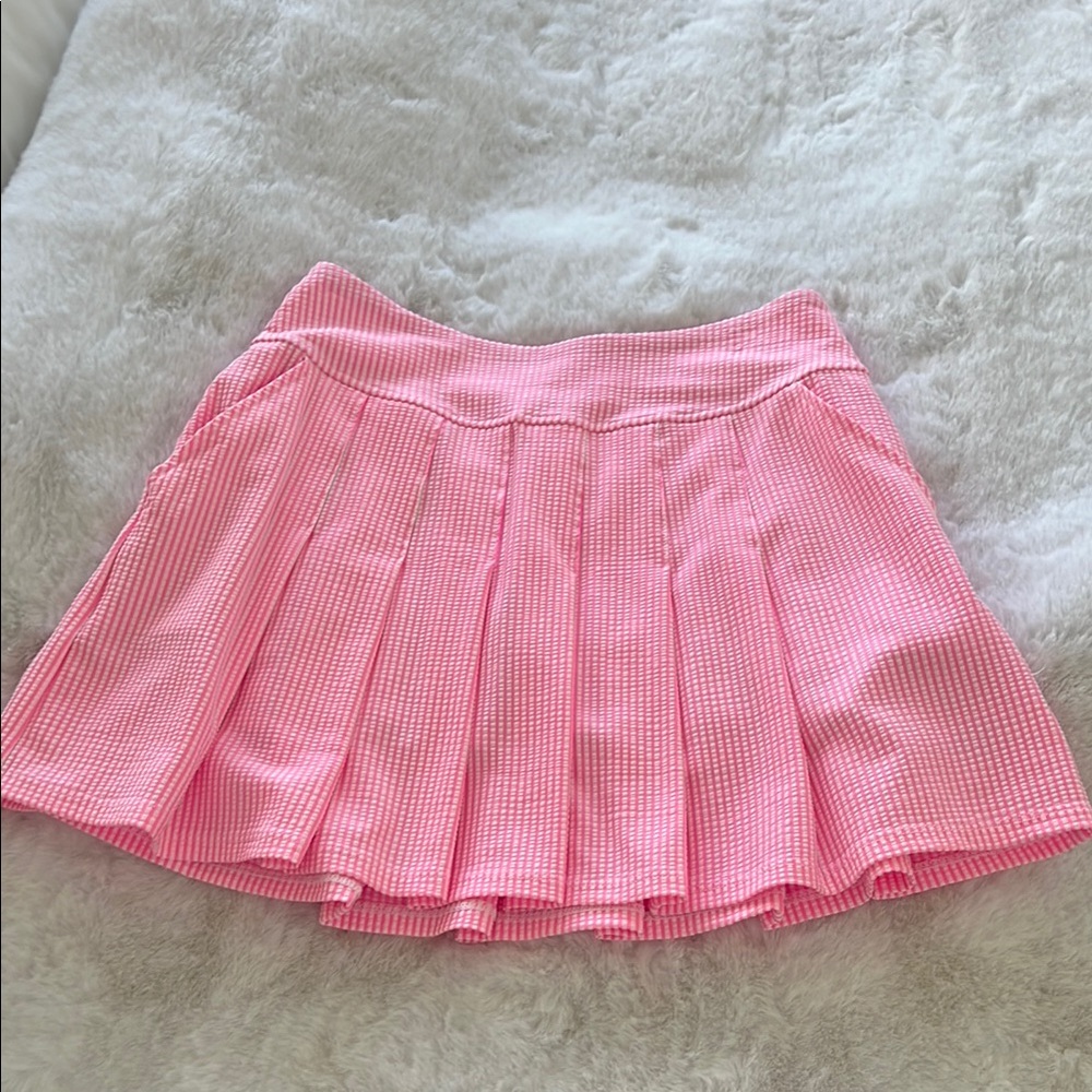 Pink Pleated Golf/Tennis Skirt